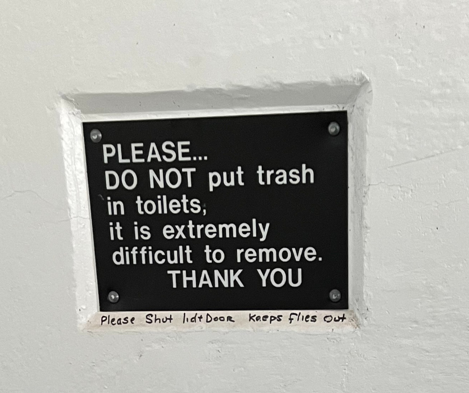 No Trash Allowed…