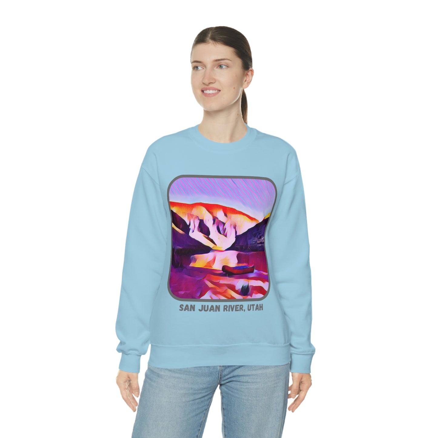 San Juan River, Utah Unisex Heavy Blend™ Crewneck Sweatshirt