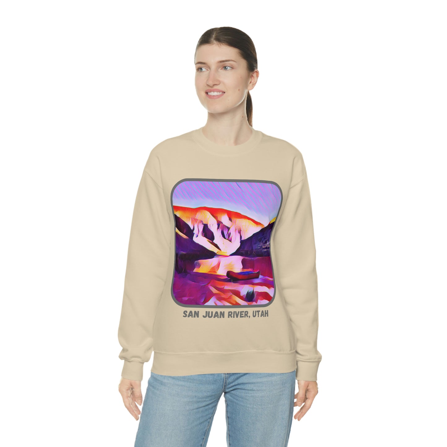 San Juan River, Utah Unisex Heavy Blend™ Crewneck Sweatshirt