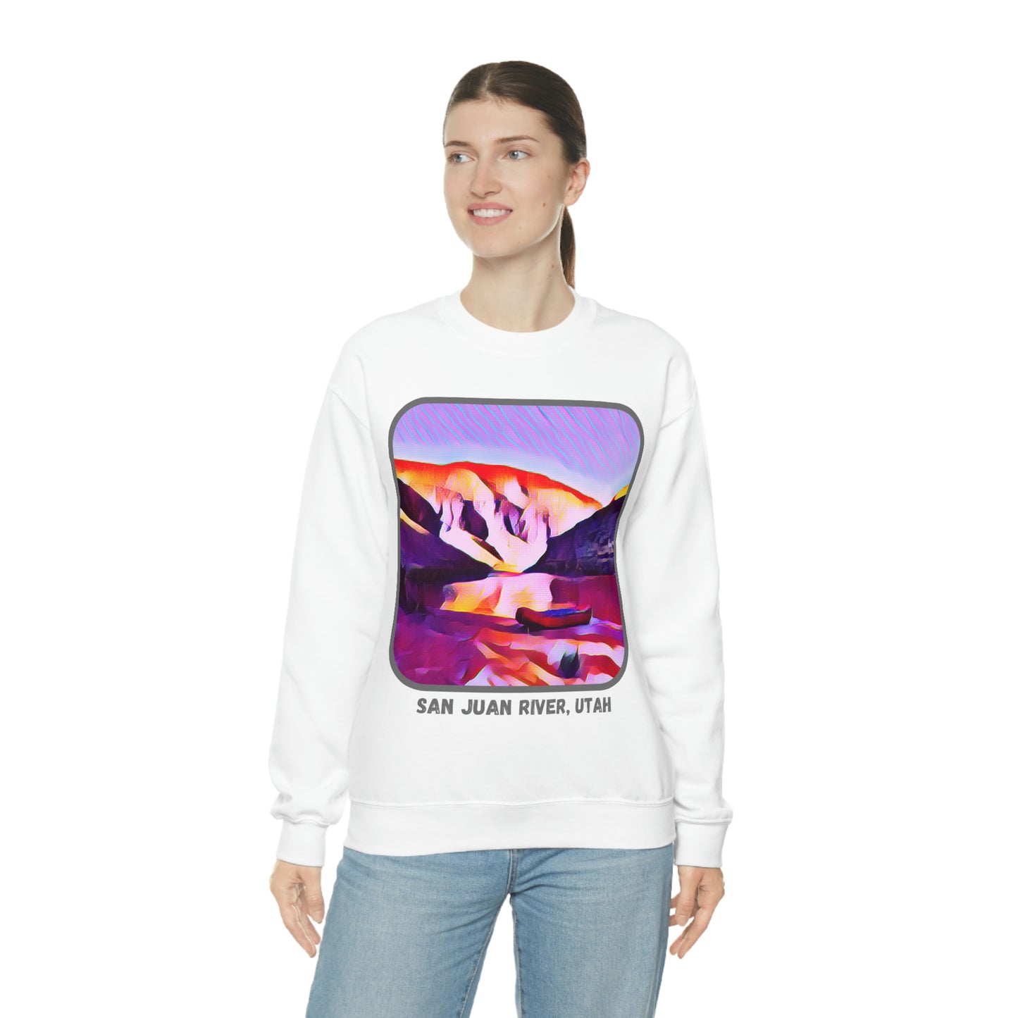 San Juan River, Utah Unisex Heavy Blend™ Crewneck Sweatshirt