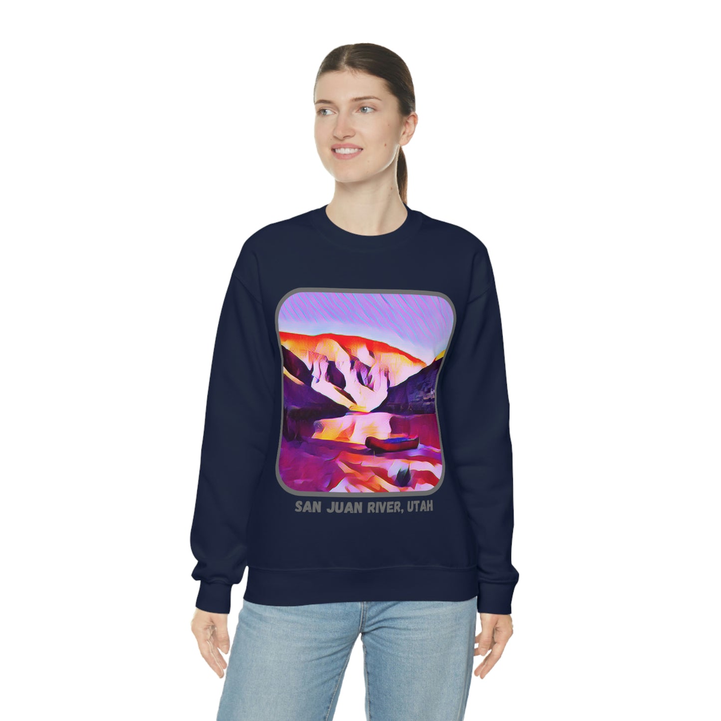 San Juan River, Utah Unisex Heavy Blend™ Crewneck Sweatshirt