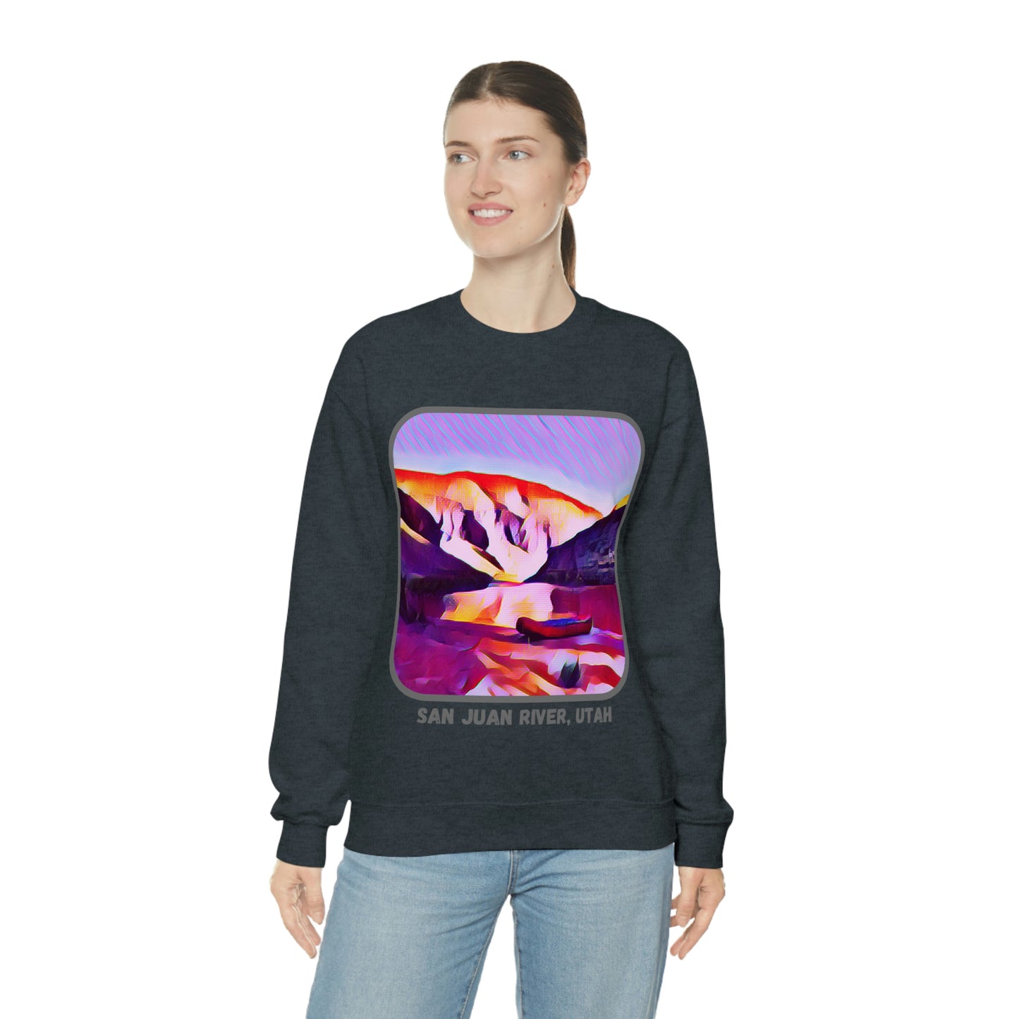 San Juan River, Utah Unisex Heavy Blend™ Crewneck Sweatshirt