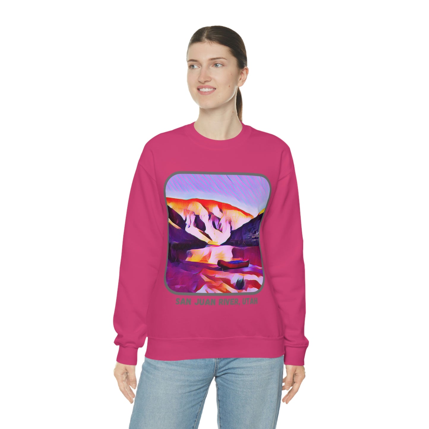 San Juan River, Utah Unisex Heavy Blend™ Crewneck Sweatshirt